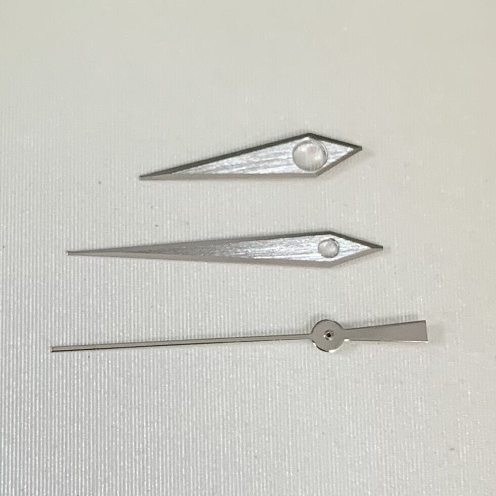 Green luminous hollow watch hands set for NH35 NH36 movement.