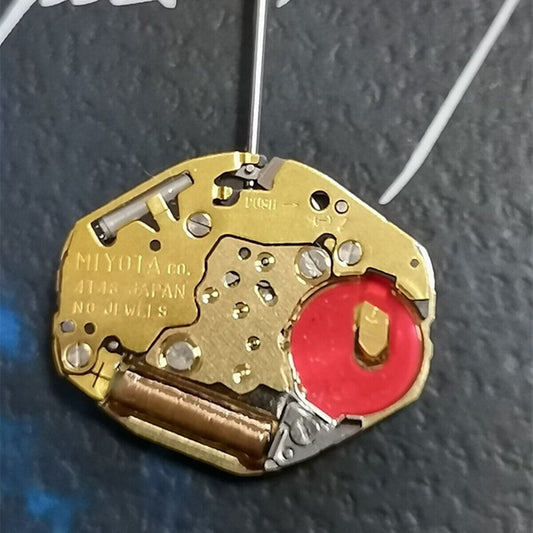 Miyota 4T48 Japan quartz movement with 2 hands for precise watch repair parts.