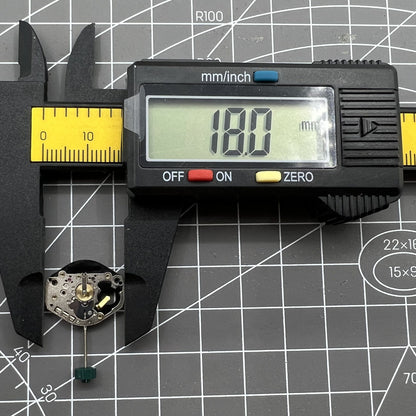 Swiss Made Ronda 1062 quartz watch movement with 2 hands, precision parts for watch repair and assembly.