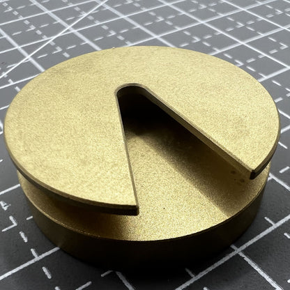 Copper balance wheel holder for precise 25mm watch repairs and delicate part cleaning