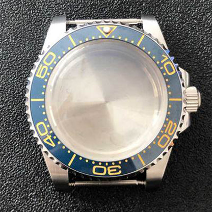 316L Edelstahl Uhrengehäuse SUB Convex Saphirglas 40mm Für NH35/NH36 