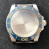 316L Stainless Steel Watch Case SUB Convex Sapphire Glass 40mm For NH35/NH36