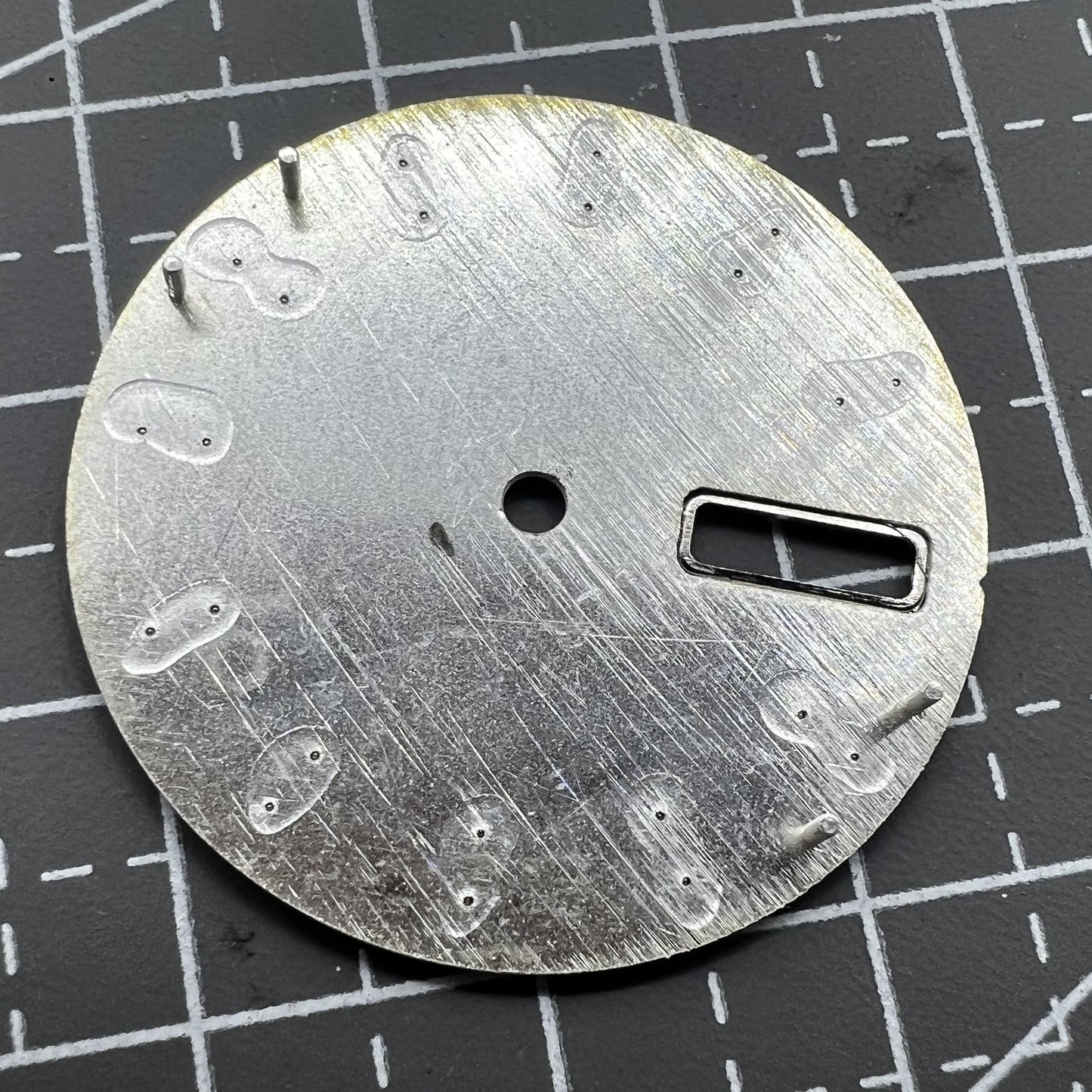 Grünes Leuchtendes Zifferblatt 28.5mm Weiß Rot für NH36 4R36 Uhrwerk Ersatz