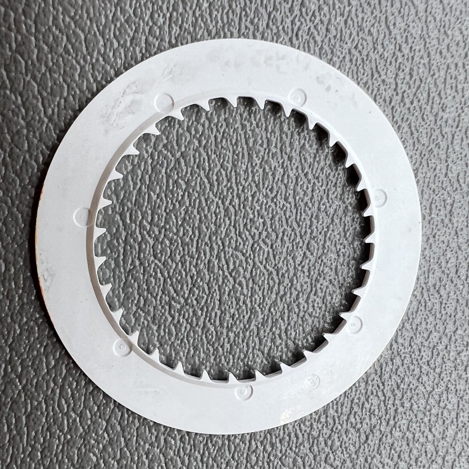 Vintage orange date wheel disk for NH35 NH36 watch movement, improving classic Seiko accuracy and style.