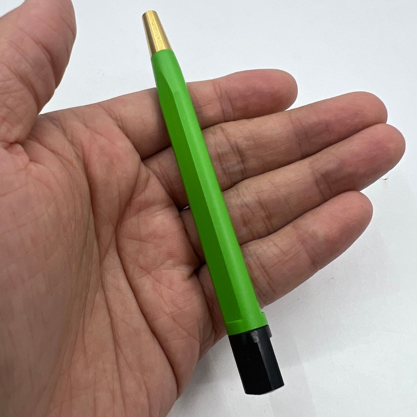 Bergeon 2834-L brass scratch brush with 10mm fine-tip for precise Swiss watch repair.