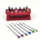 Watch Screwdriver Set Repair Watch Tools Kit With Stand Extra Blades