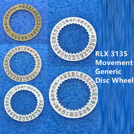 Disque de date de remplacement générique fabriqué en Chine pour le mouvement RLX 3135