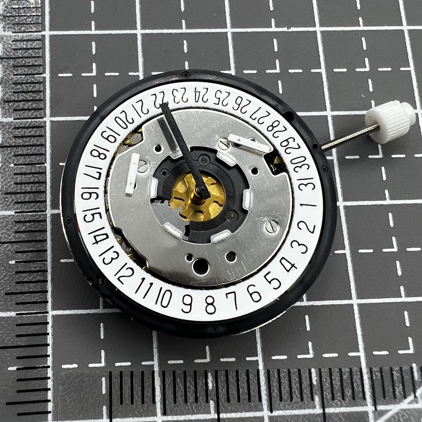 Golden ISA 8271 Date At 6 quartz watch with multifunctional gold-tone dial, perfect for stylish everyday wear.