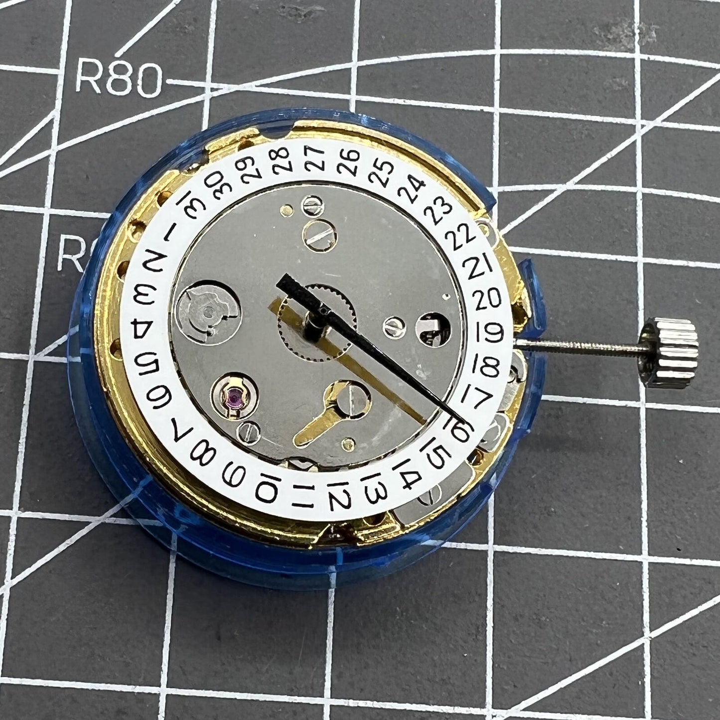 Seagull ST16 T16 Goldenes automatisches mechanisches Uhrwerk, 3 Zeiger, Einzelkalender 