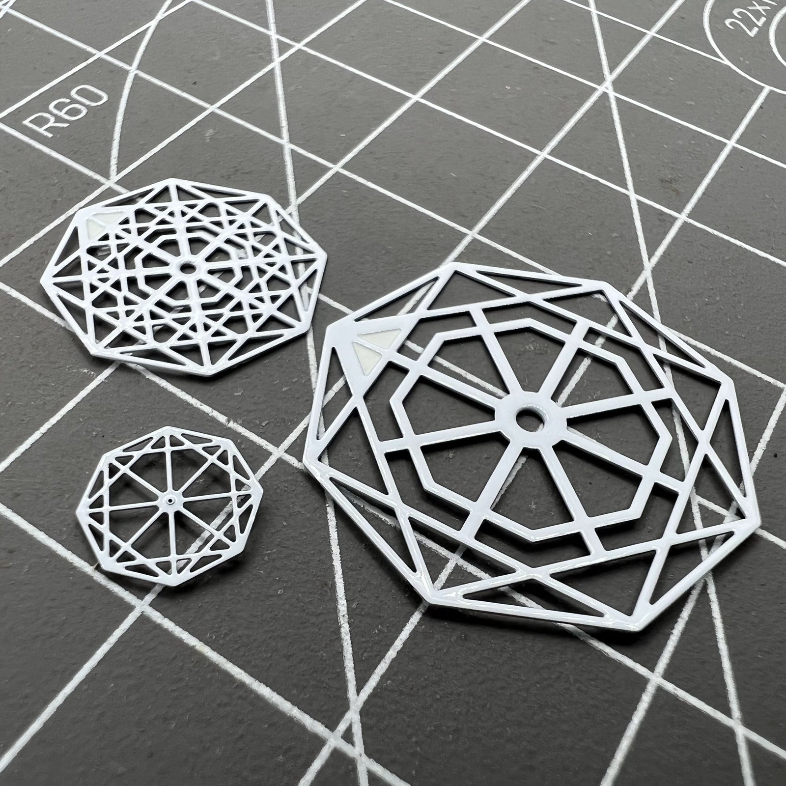 Uhrzeiger Set Eisblumen Muster Hohl f�r Seiko NH35 NH36, elegantes Design f�r Uhrwerke