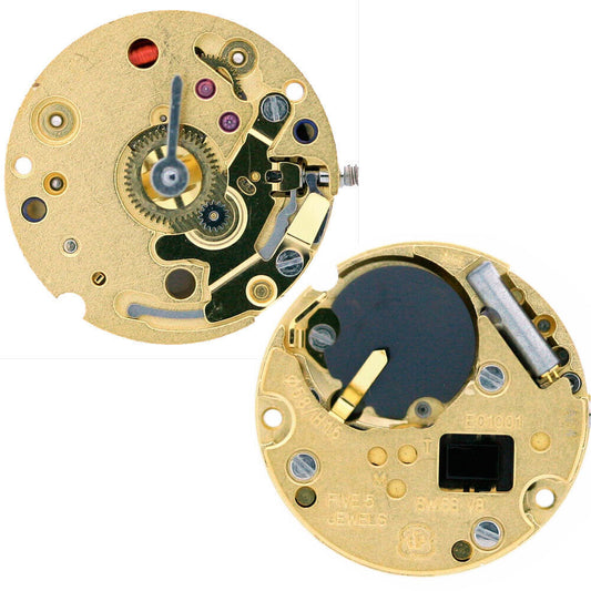 Montre <tc>ETA</tc> E01.001 Mouvement à quartz à 2 aiguilles 