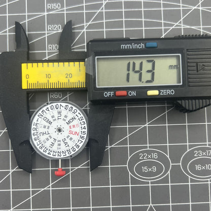 Miyota 2405 Japan Quartz Movement mechanism for accurate watch accessory timekeeping.