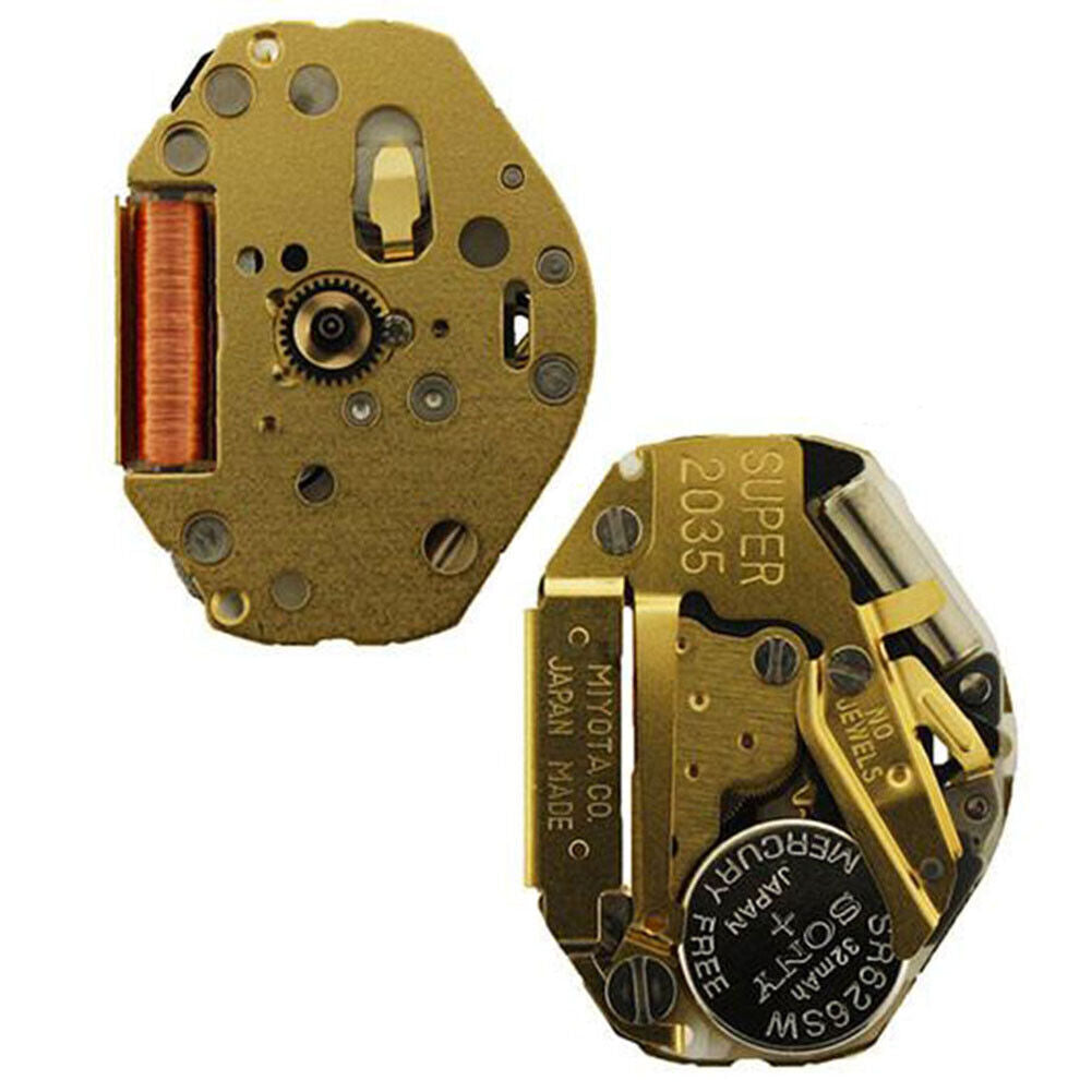 Miyota Super 2035 Golden Japan Quartz Movement