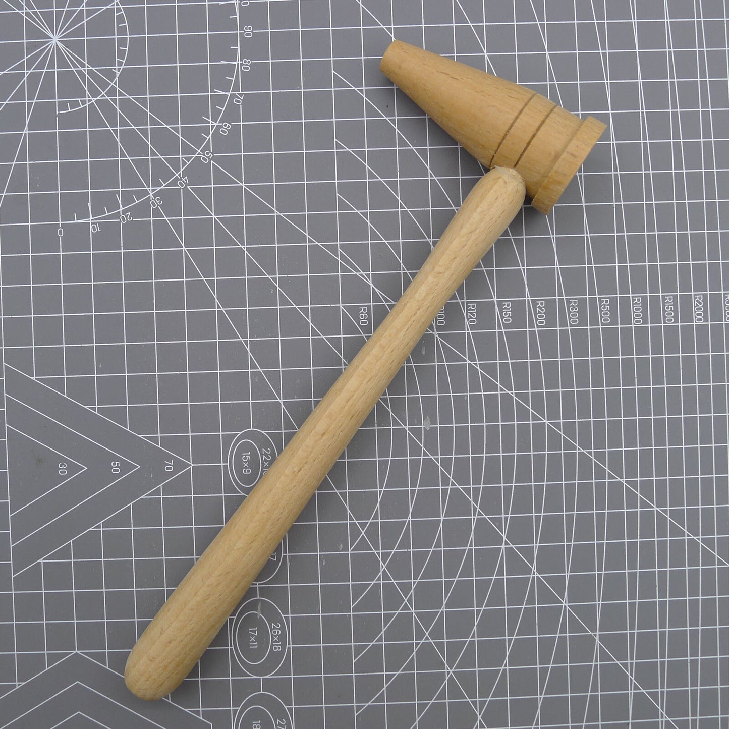 Bergeon 1447 Boxwood mallet hammer for precise watch bracelet pin replacement, Swiss made craftsmanship