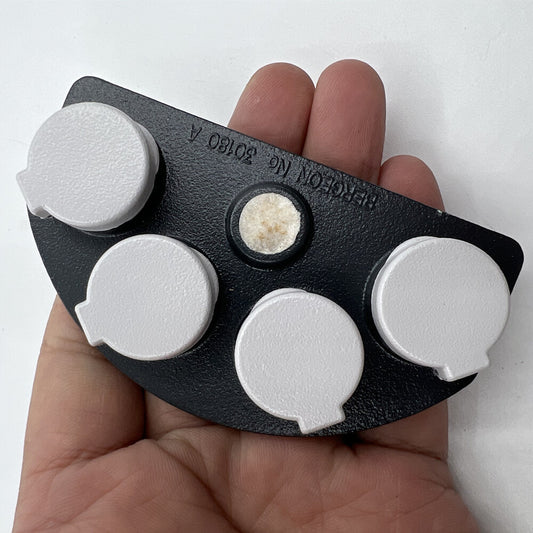 Bergeon 30180-A watch oil dip oiler stand die-cast in silver for precise lubrication of watch components