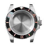 40MM Sapphire Glass Watch Case 316L Stainless Steel Watch Case for NH35 NH36