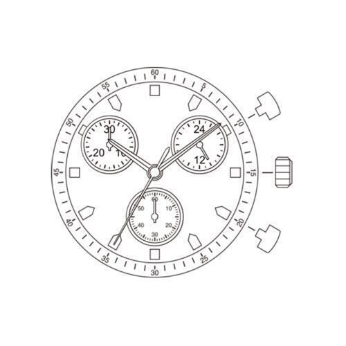 Miyota JS00 Japan Quartz Movement