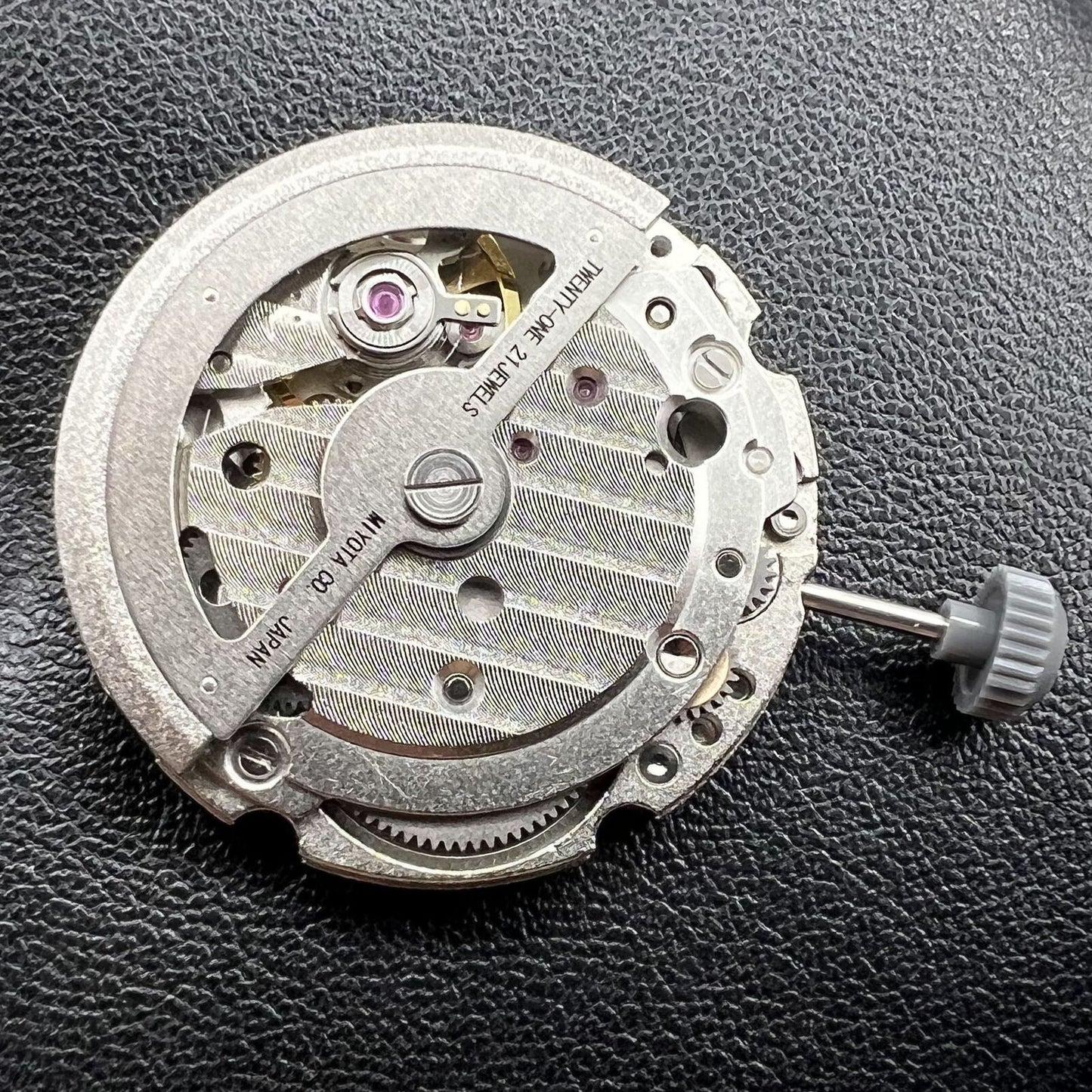 Japan Original Miyota 820A automatic watch movement with day-date display, precision engineering by Miyota.