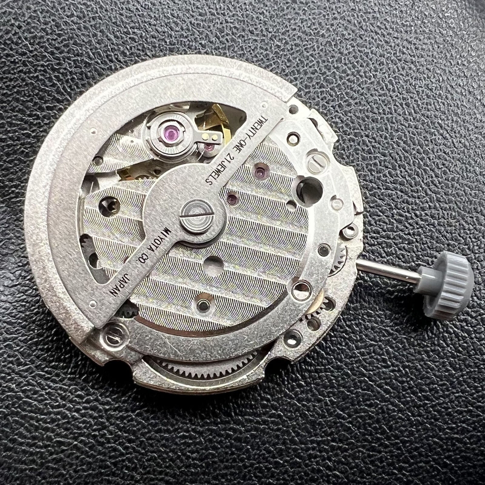 Japan Original Miyota 820A automatic watch movement with day-date display, precision engineering by Miyota.