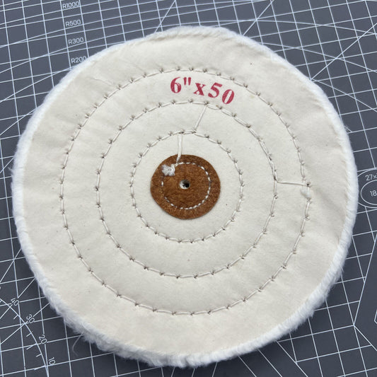 Swiss Bergeon 5175-150 polishing buff white wheel, premium watch accessory for fine finishing.