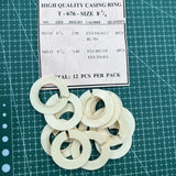 #T-676-SIZE 8.75 12 PIECES 2 Ligne Sizes Movement Case Spacer Casing Ring Holder