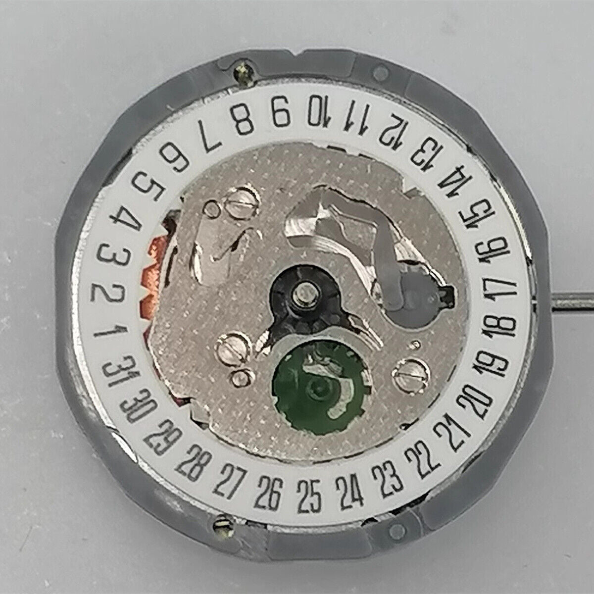 1. Original Miyota 1L15 quartz watch movement with 2 hands and date at 6 for precise timekeeping.  