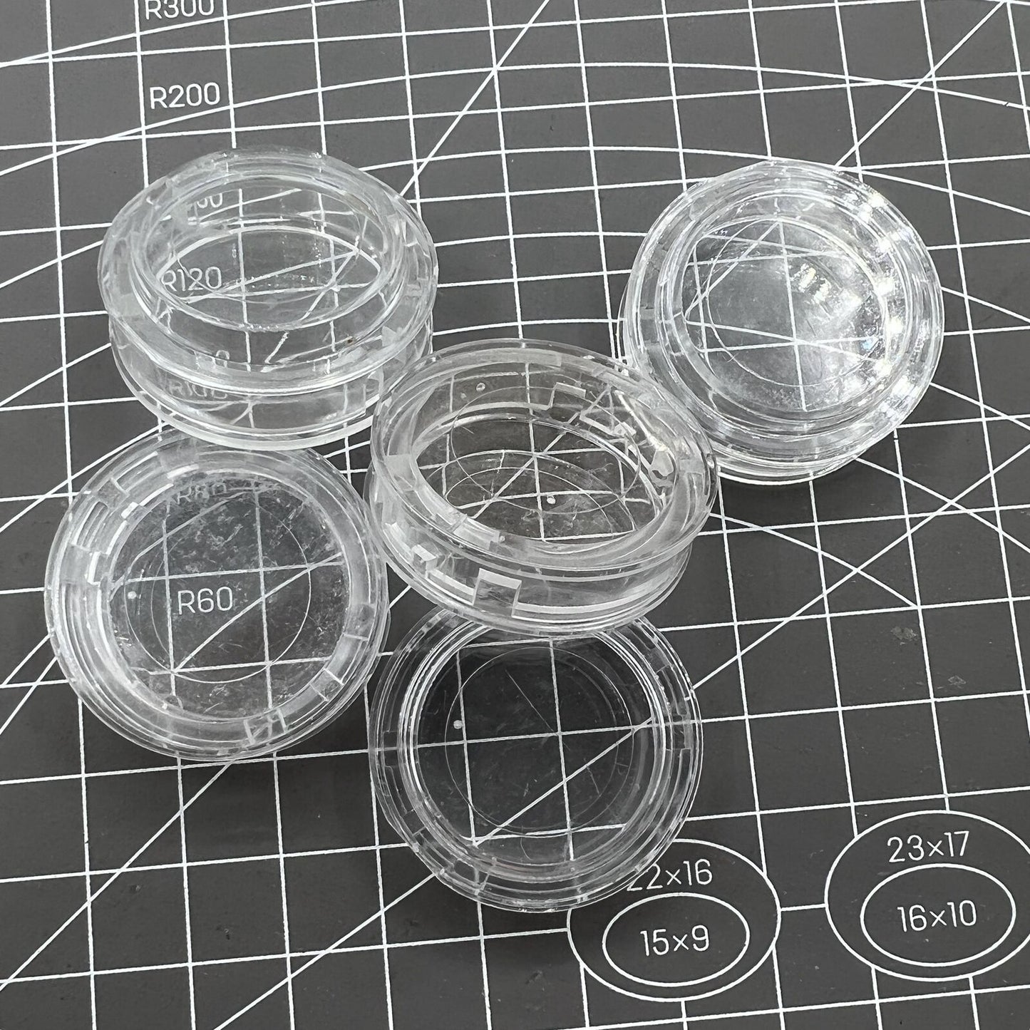 Boîtes de rangement en plastique pour mouvements de montres, grandes ou petites, 10/30/50 pièces 