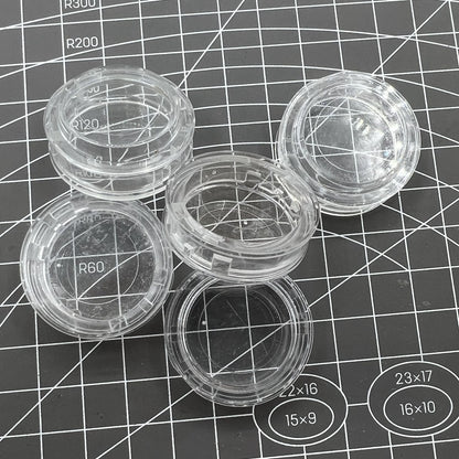 Boîtes de rangement en plastique pour mouvements de montres, grandes ou petites, 10/30/50 pièces 