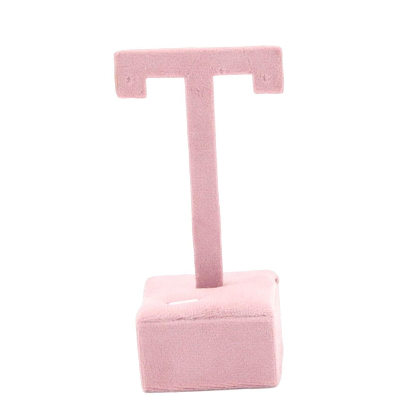 Earring display stand with hanging hooks, decorative jewelry organizer shelf for watch accessories.