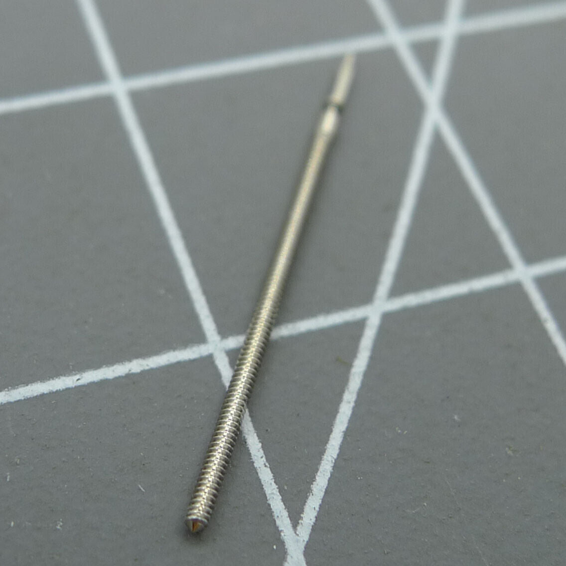 Generic watch winding stem compatible with ISA125 ISA127 movement, ensuring precise and smooth operation.