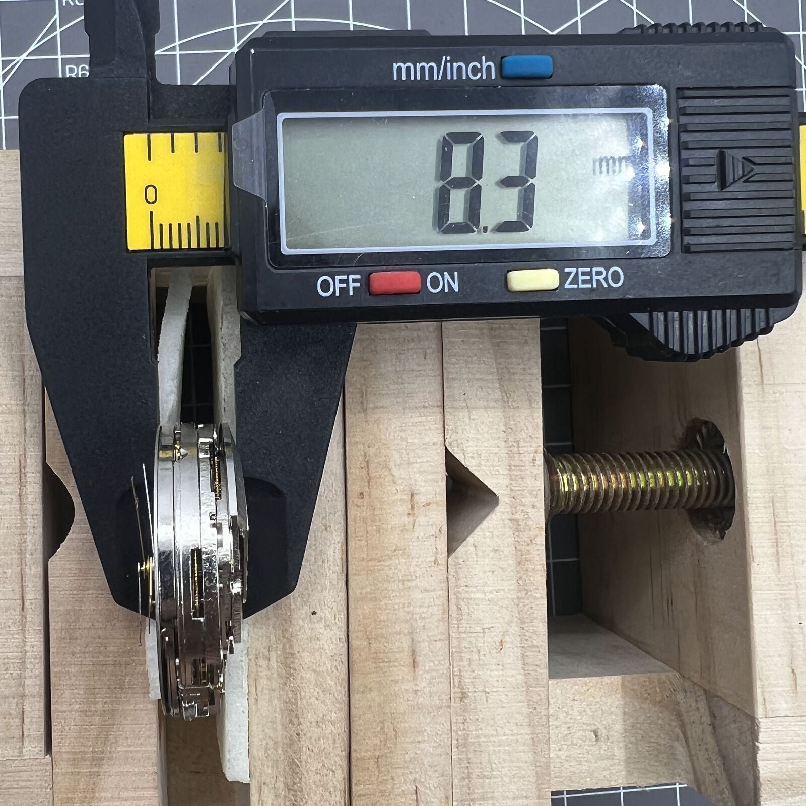 7750 Automatic watch showing mechanical movement, small second at 9 o?clock, moon phase at 6.