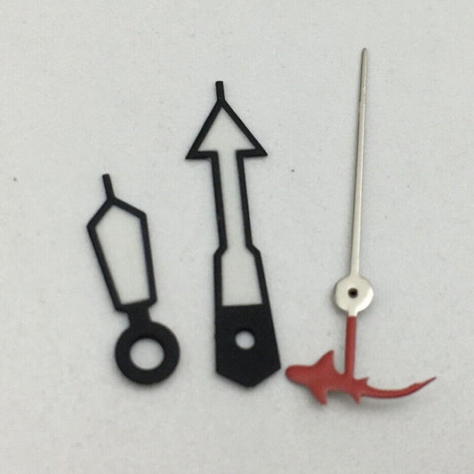 Precision A72 watch hands set for NH35A/NH36A movements, 8.5x12x12.5mm in sleek silver finish.