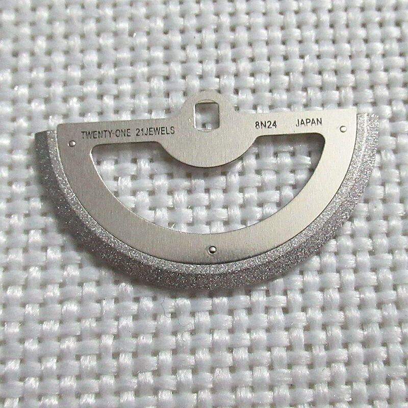 Masse oscillante à rotor argenté générique pour mouvement de montre 8N24 #570
