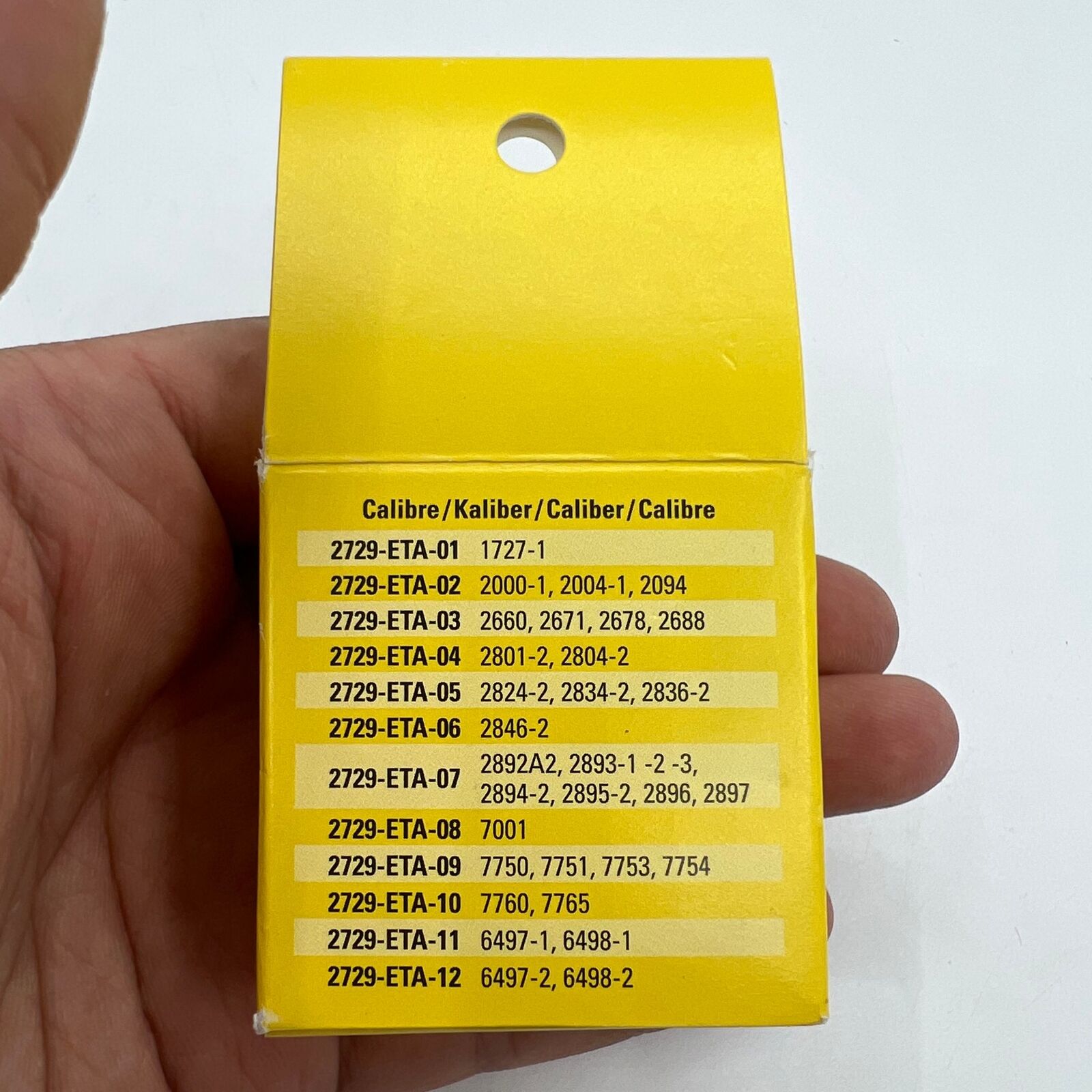 Bergeon 2729-ETA-07 mainspring winder for ETA calibre watches, precision tool by Bergeon for watch repair.