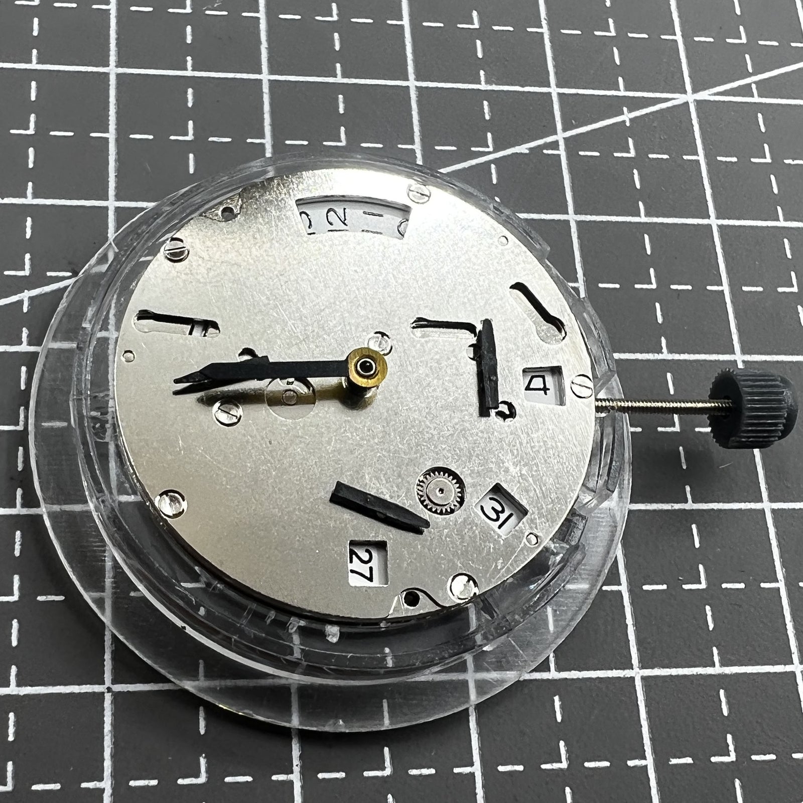 Mingzhu Silber Automatik Uhr mit mechanischem Werk und kleiner Sekunde, elegante Uhrzubeh�r.