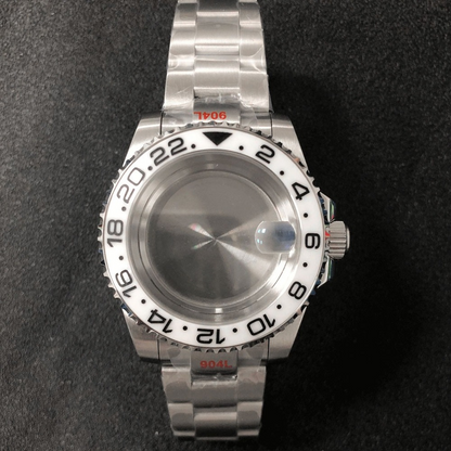 Montre 40 mm, boîtier en verre saphir, bracelet en acier 316L, compatible avec la NH35 japonaise 