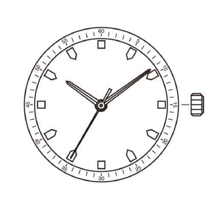 Mouvement à quartz japonais Miyota / Citizen 2035