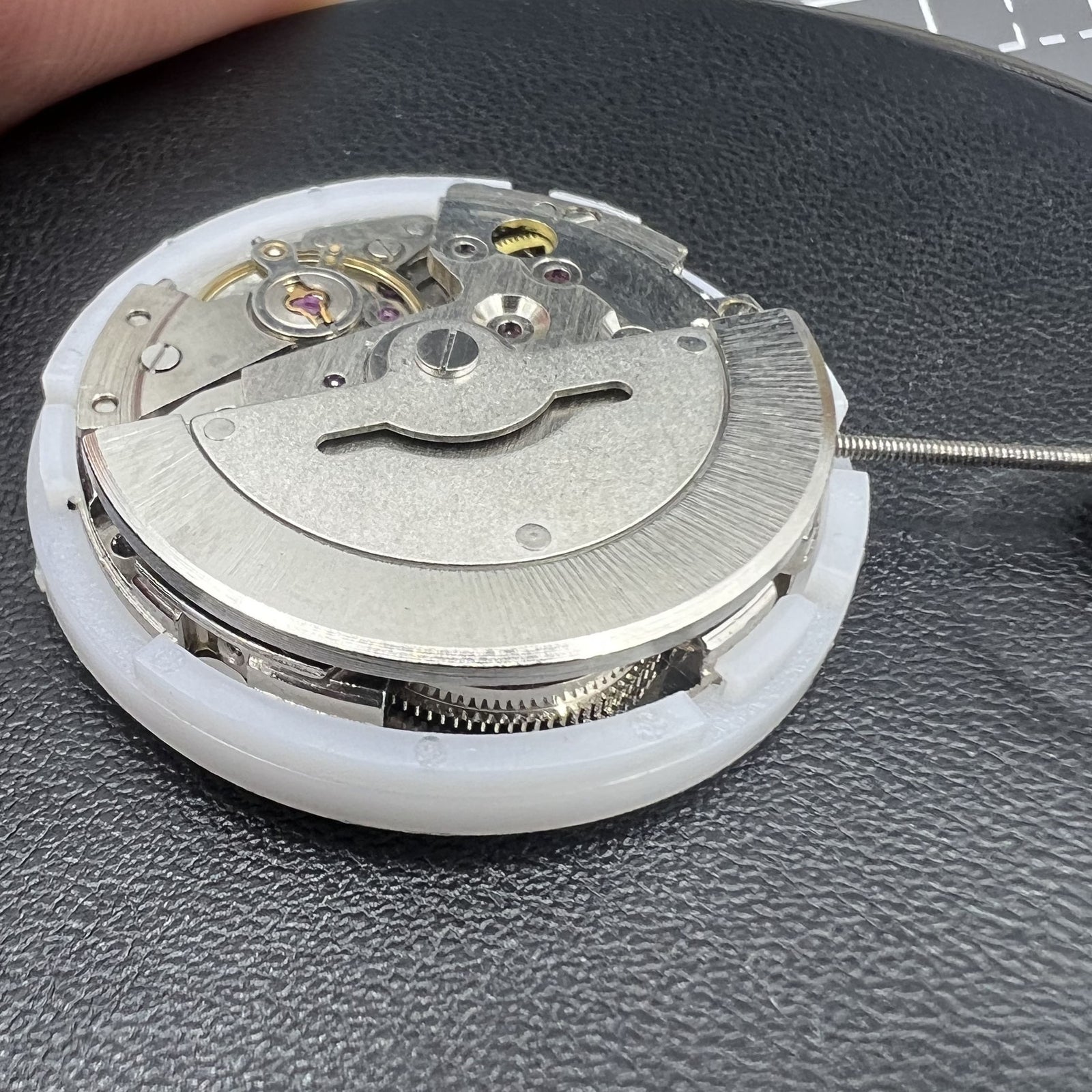 MINGZHU 8205 2813 automatik mechanisches Uhrwerk mit silberfarbener Datums- und Tagesanzeige for Uhrenzubeh�r