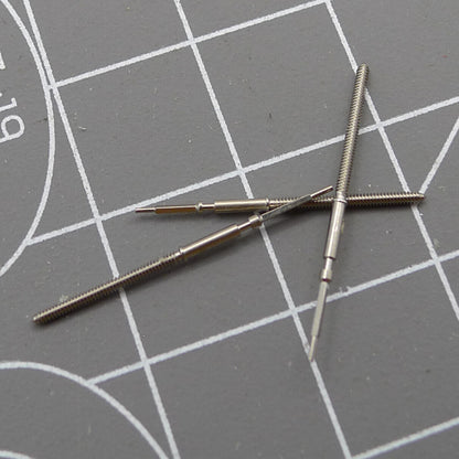 Precise watch winding stem for Ronda 6003D quartz, perfect fit for time setting and winding functions.