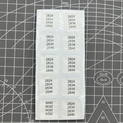 2 Ersatzplattenkappen Schmuck Universal für ETA 2836 2834 2824 Uhrwerk