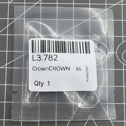 6,5 x 5,7 mm Ersatz-Uhrenkrone, silberfarben, generisch, für Conquest L3.782.4 