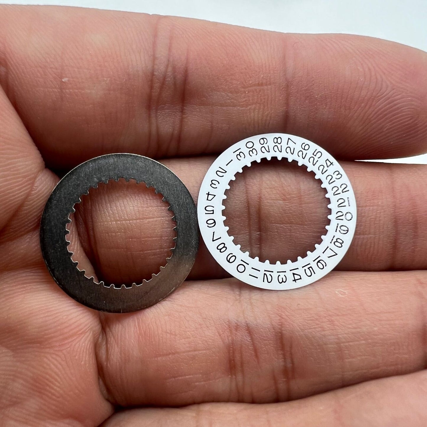 White date disk wheel for RLX 3235 movement, compatible replacement for Rolex watches.