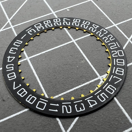 Swiss Black Date Disk with Square Font for ETA2824 Watch Movement by Swiss Brand