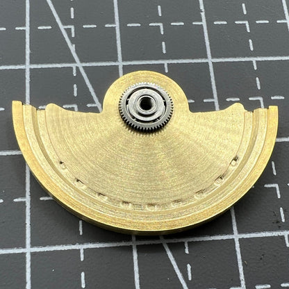 Golden Sea Wave carved rotor for Miyota NH35 NH36 watch movement, enhancing performance and style.