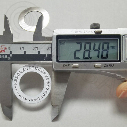 Generic 28.5mm AP front date disk wheel for 2813 watch movement, compatible with date@3 design.