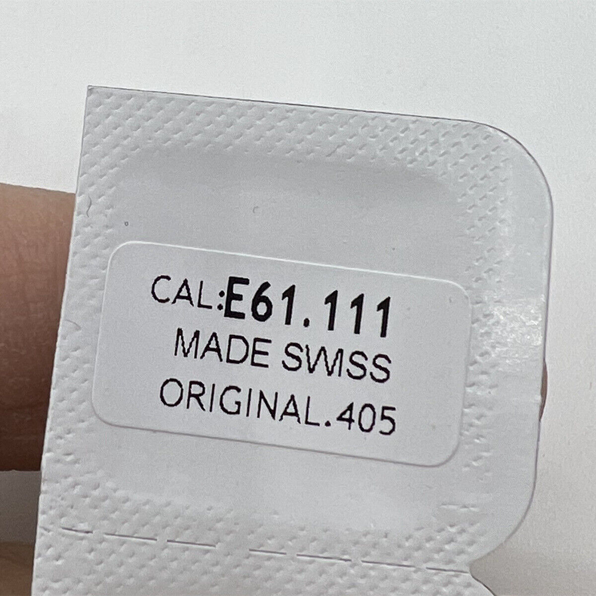 Original Swiss Made watch winding stem for ETA E61.111 movement, durable and precise accessory.