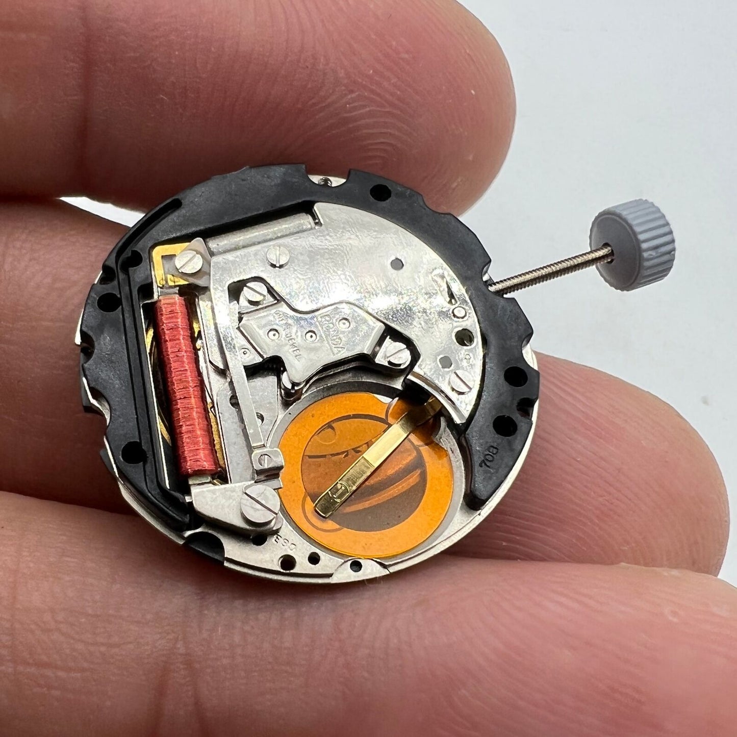 Ronda 708 Swiss quartz watch movement by Ronda for precise watch repair and reliable replacement parts.
