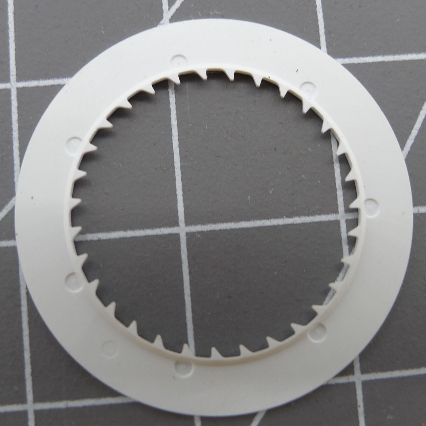 Yellow font date disk wheel on black background for NH35 watch movement by Seiko.