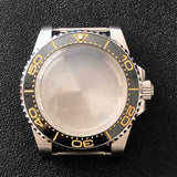 316L Stainless Steel Watch Case SUB Convex Sapphire Glass 40mm For NH35/NH36