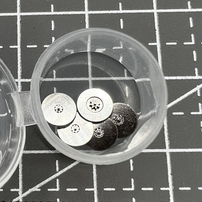 Precision set of 3 reversing wheels for 6309 watch movement, ideal for repairs and upgrades.
